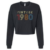 VINTAGE 1980 | RETRO 1980 Cropped Pullover Crew