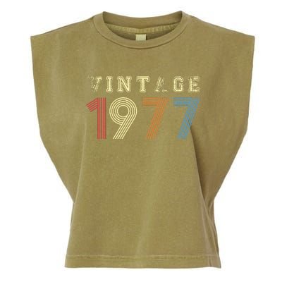 VINTAGE 1977| RETRO 1977 Garment-Dyed Women's Muscle Tee