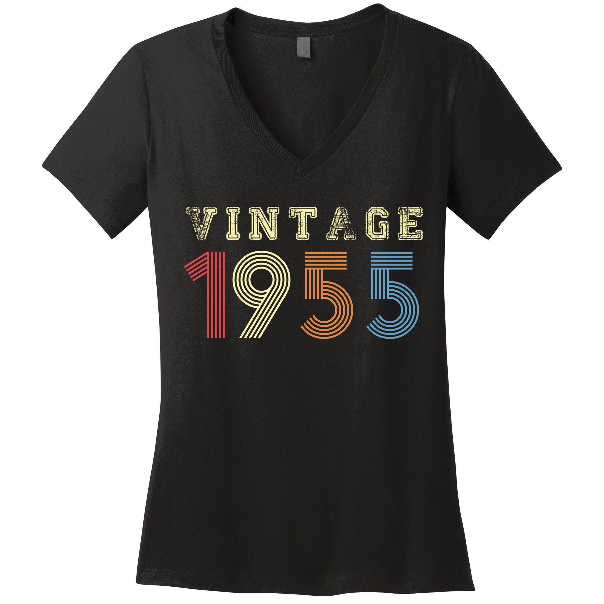 VINTAGE 1955 | RETRO 1955 Women's V-Neck T-Shirt