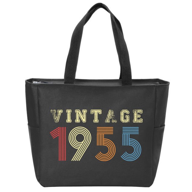 VINTAGE 1955 | RETRO 1955 Zip Tote Bag