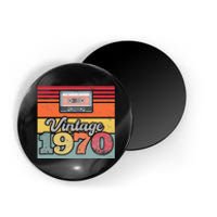 Vintage 1970 Retro Sunset Cassette Magnet