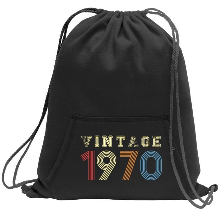 VINTAGE 1970| RETRO 1970 Sweatshirt Cinch Pack Bag