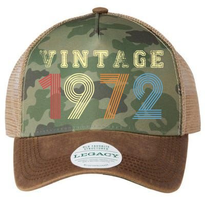 VINTAGE 1972| RETRO 1972 Legacy Tie Dye Trucker Hat