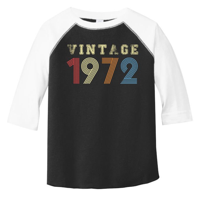 VINTAGE 1972| RETRO 1972 Toddler Fine Jersey T-Shirt
