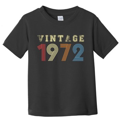 VINTAGE 1972| RETRO 1972 Toddler T-Shirt