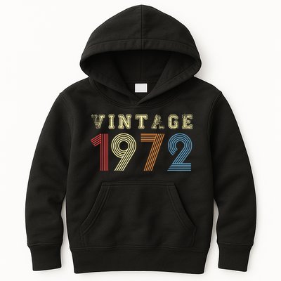 VINTAGE 1972| RETRO 1972 Kids Hoodie