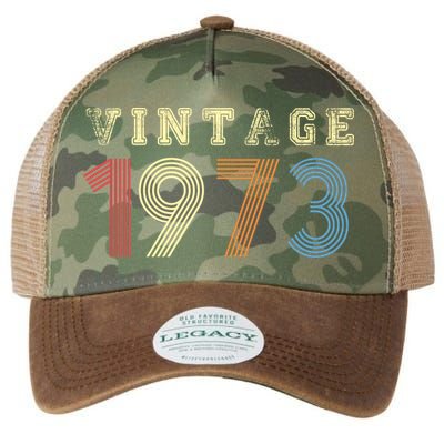 VINTAGE 1973| RETRO 1973 Legacy Tie Dye Trucker Hat