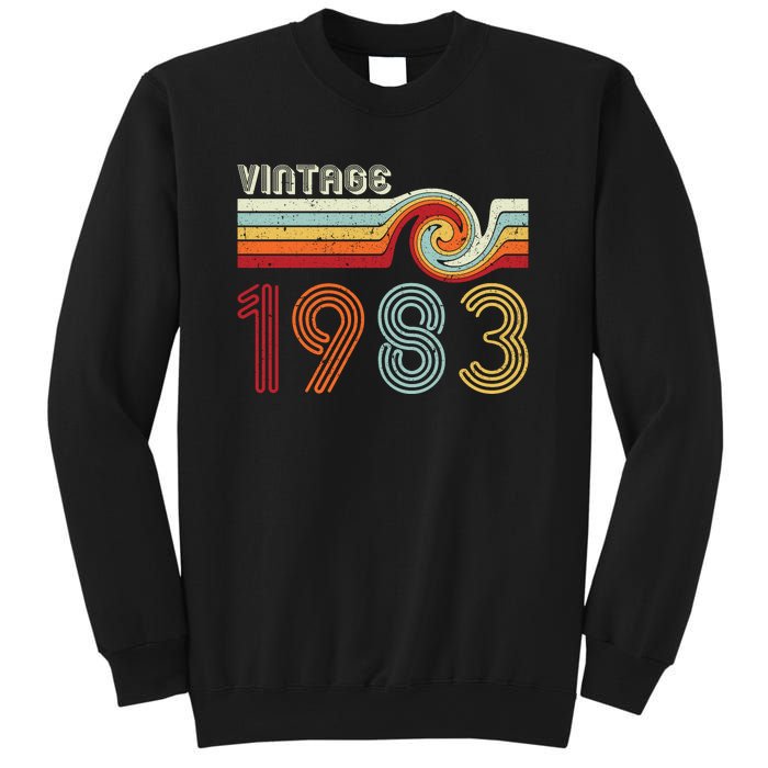 Vintage 1983 Retro Birthday Gift Sweatshirt