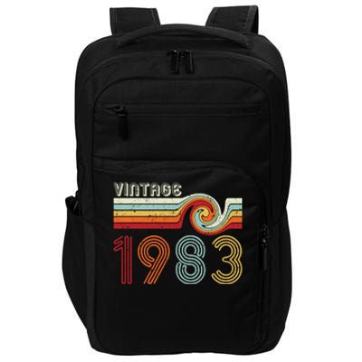 Vintage 1983 Retro Birthday Gift Impact Tech Backpack