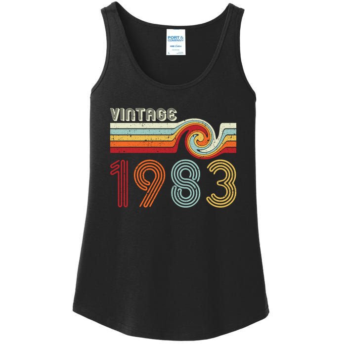 Vintage 1983 Retro Birthday Gift Ladies Essential Tank