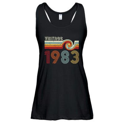 Vintage 1983 Retro Birthday Gift Ladies Essential Flowy Tank