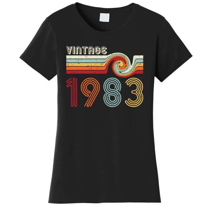 Vintage 1983 Retro Birthday Gift Women's T-Shirt