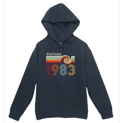 Vintage 1983 Retro Birthday Gift Urban Pullover Hoodie