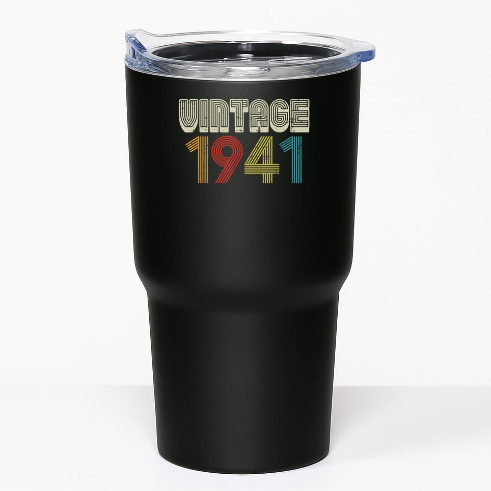 Vintage 1941 Retro 80 Years Old 80th Birthday Tumbler