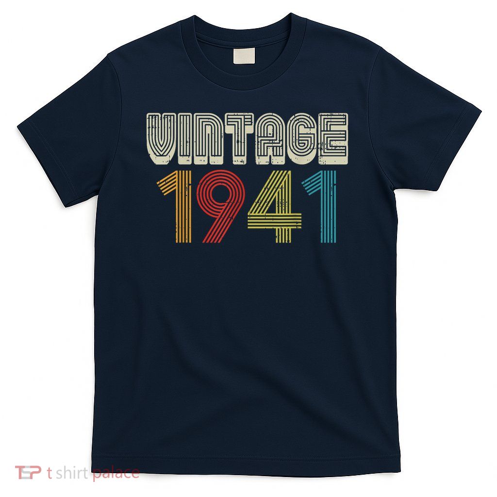 Vintage 1941 Retro 80 Years Old 80th Birthday T-Shirt