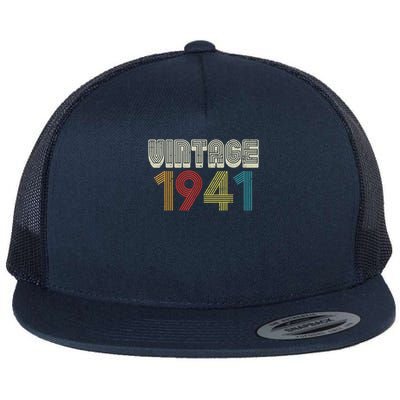 Vintage 1941 Retro 80 Years Old 80th Birthday Flatbill Hat