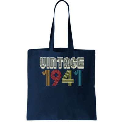Vintage 1941 Retro 80 Years Old 80th Birthday Bag