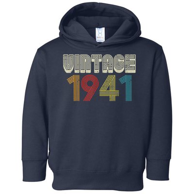 Vintage 1941 Retro 80 Years Old 80th Birthday Toddler Hoodie