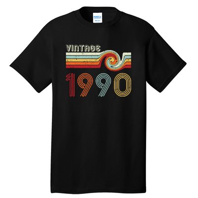 Vintage 1990 Retro Birthday Gift Tall T-Shirt