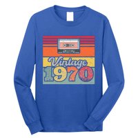 Vintage 1970 Retro Sunset Cassette Long Sleeve Shirt