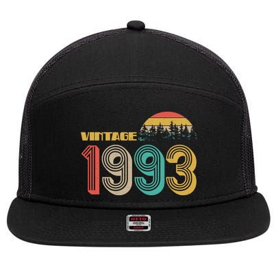 Vintage 1993 Sun Wilderness 30th Birthday 7 Panel Mesh Trucker Snapback Hat