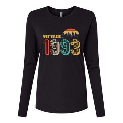 Vintage 1993 Sun Wilderness 30th Birthday Womens Cotton Relaxed Long Sleeve T-Shirt