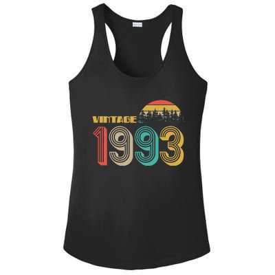 Vintage 1993 Sun Wilderness 30th Birthday Ladies PosiCharge Competitor Racerback Tank