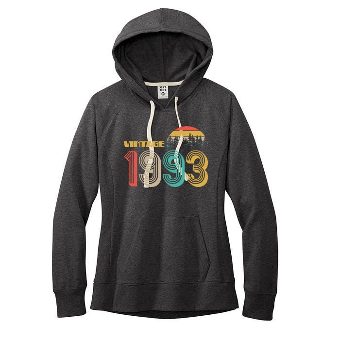 Vintage 1993 Sun Wilderness 30th Birthday Women's Fleece Hoodie