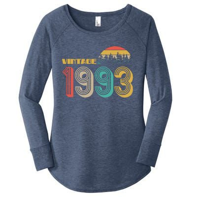 Vintage 1993 Sun Wilderness 30th Birthday Women's Perfect Tri Tunic Long Sleeve Shirt