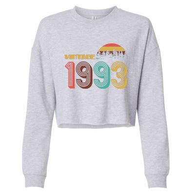 Vintage 1993 Sun Wilderness 30th Birthday Cropped Pullover Crew