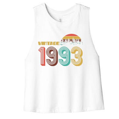 Vintage 1993 Sun Wilderness 30th Birthday Women's Racerback Cropped Tank