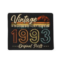 Vintage 1993 Shirt 30th Birthday Gifts 30 Years Old Bday Mousepad