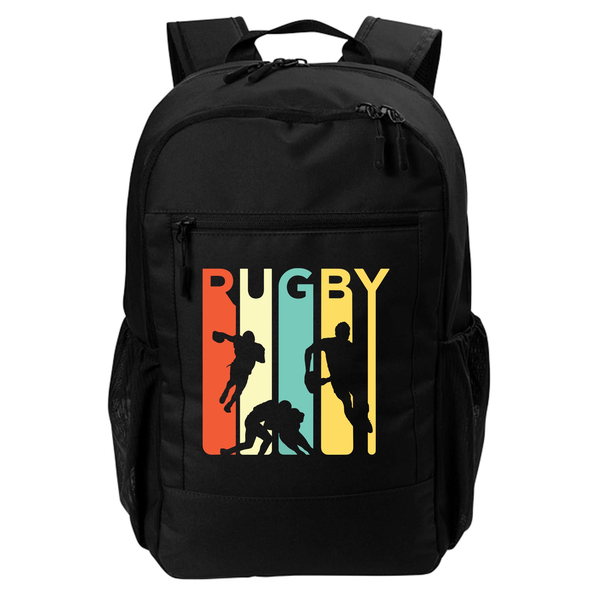 Vintage 1970s Style Rugby Rugby Sports Gift Backpack