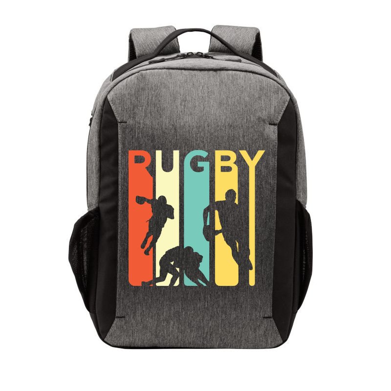 Vintage 1970s Style Rugby Rugby Sports Gift Vector Backpack