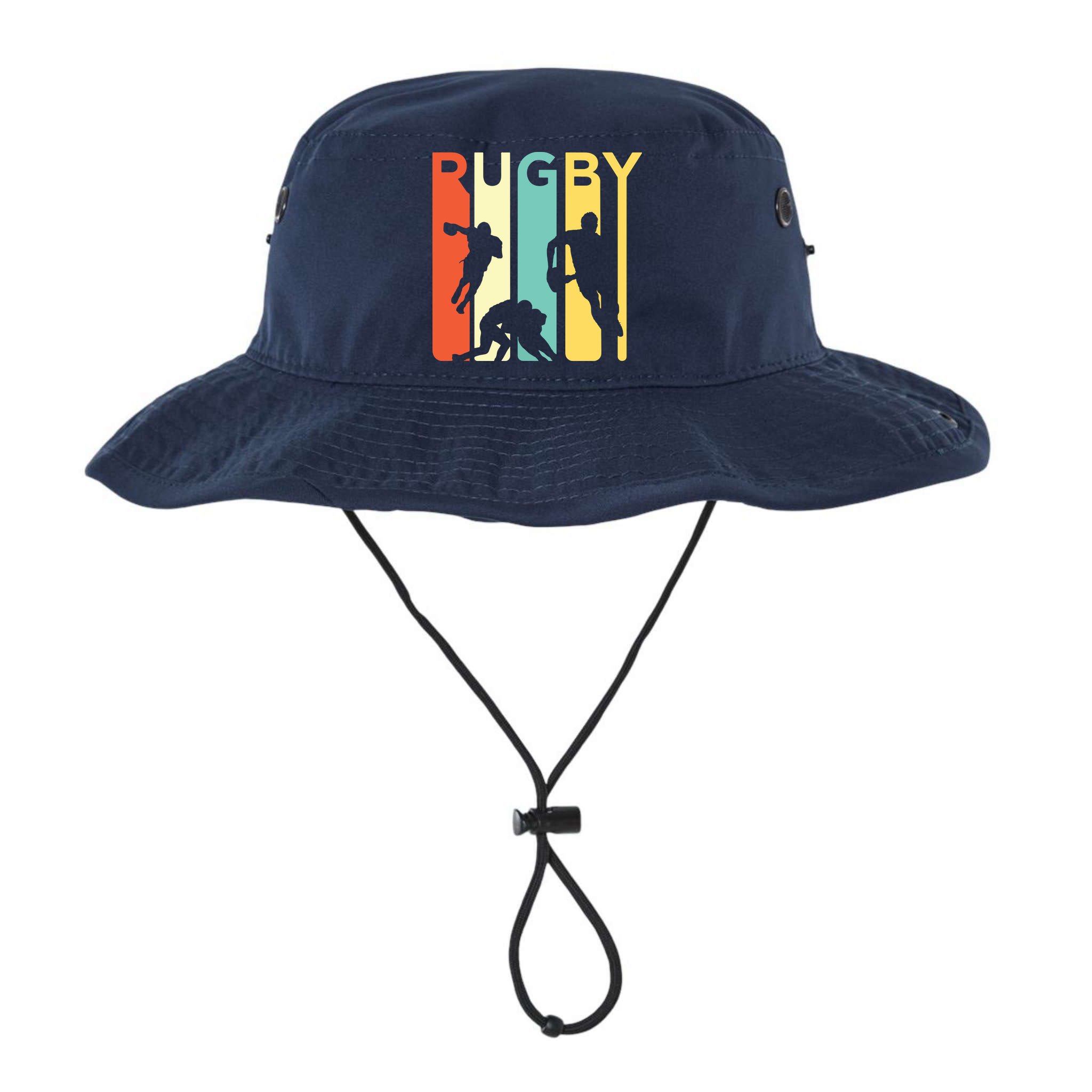 Vintage 1970s Style Rugby Rugby Sports Gift Bucket Hat