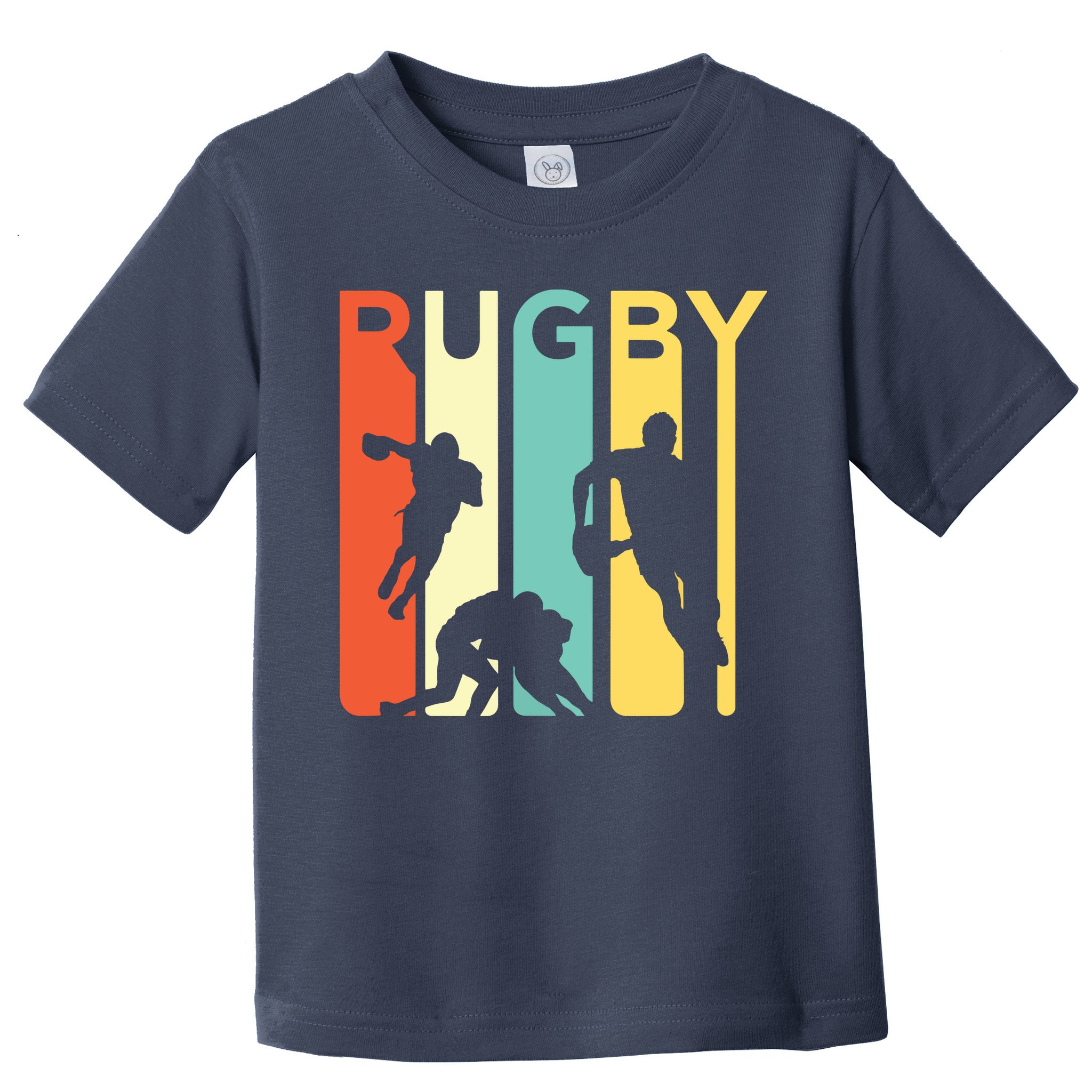 Vintage 1970s Style Rugby Rugby Sports Gift Toddler T-Shirt