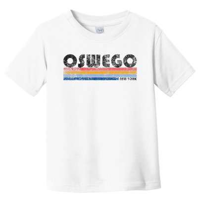 Vintage 1980s Style Oswego New York Toddler T-Shirt