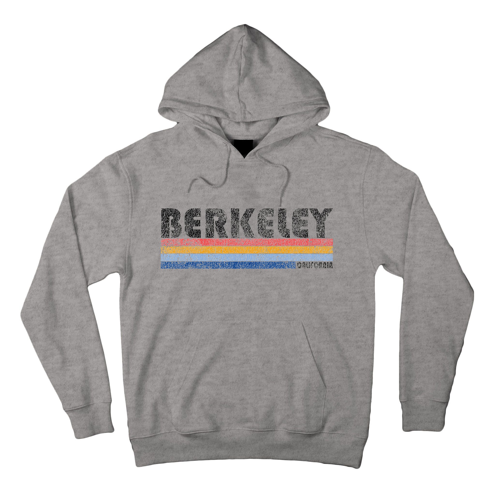 Vintage 1980s Style Berkeley California Tall Hoodie