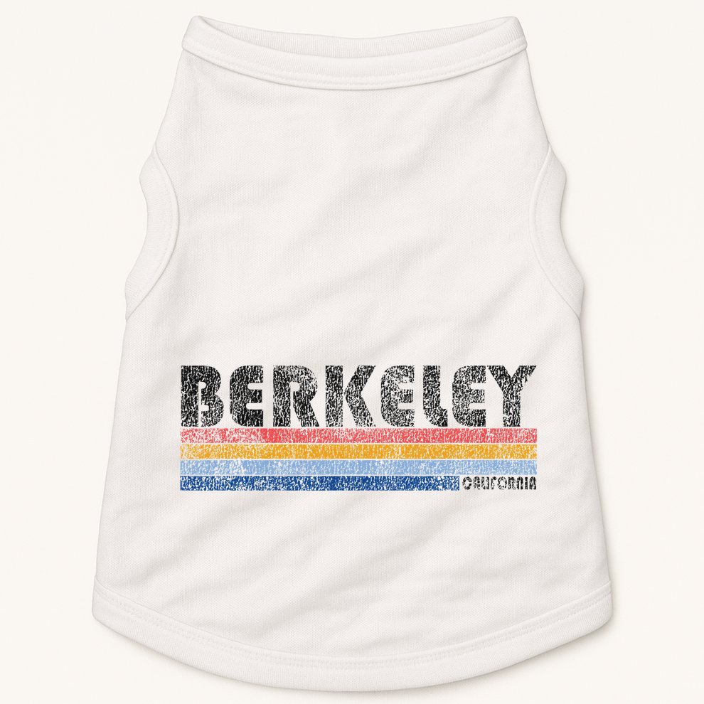 Vintage 1980s Style Berkeley California Doggie Tank
