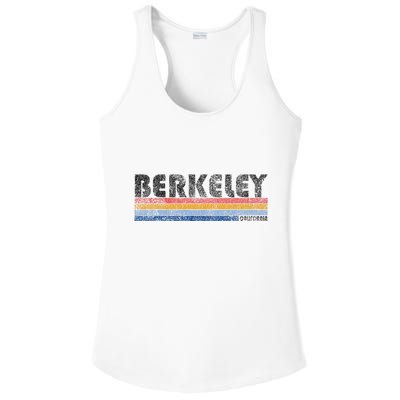 Vintage 1980s Style Berkeley California Ladies PosiCharge Competitor Racerback Tank