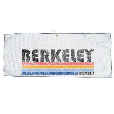 Vintage 1980s Style Berkeley California Large Microfiber Waffle Golf Towel