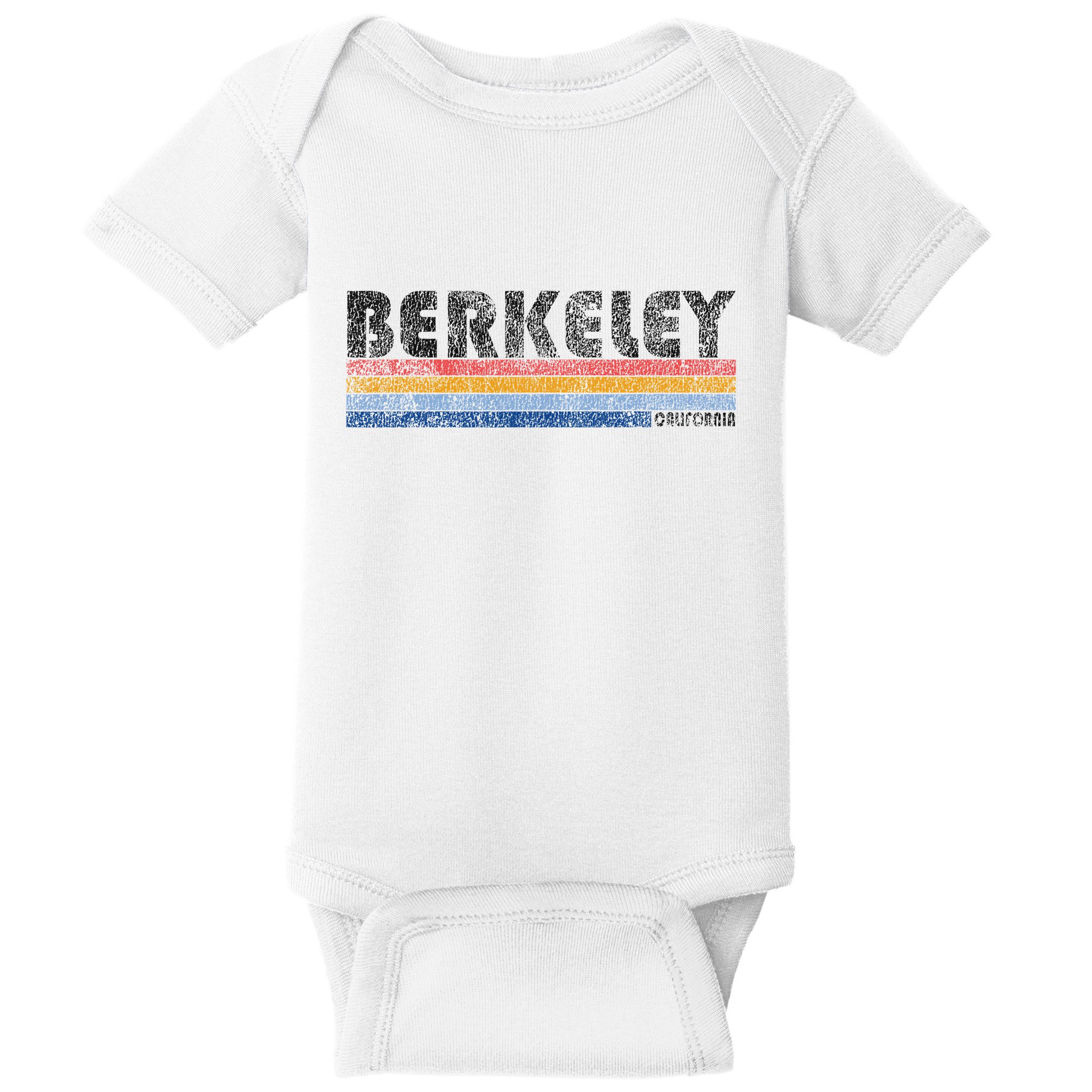Vintage 1980s Style Berkeley California Baby Bodysuit