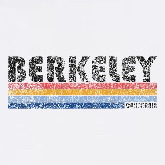 Vintage 1980s Style Berkeley California Baby Bodysuit