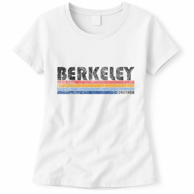 Vintage 1980s Style Berkeley California Womens T-Shirt