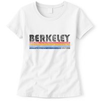Vintage 1980s Style Berkeley California Womens T-Shirt