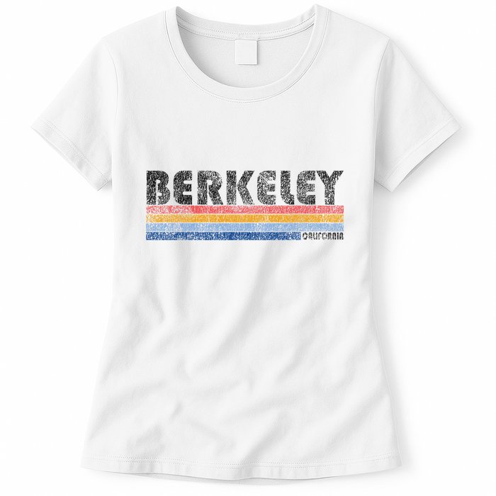 Vintage 1980s Style Berkeley California Womens T-Shirt