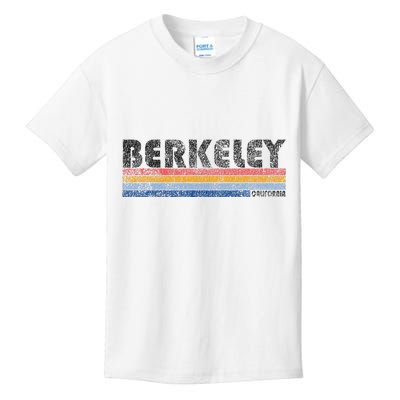 Vintage 1980s Style Berkeley California Kids T-Shirt