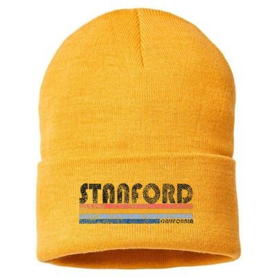 Vintage 1980s Style S.T.A.N.F.O.R.D California Sustainable Knit Beanie