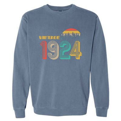 Vintage 1924 Sun Wilderness 100th Birthday Garment-Dyed Sweatshirt