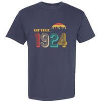 Vintage 1924 Sun Wilderness 100th Birthday Garment-Dyed Heavyweight T-Shirt